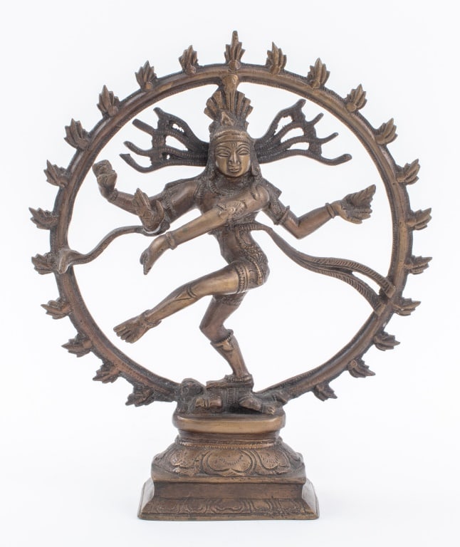 Indian Shiva Nataraja Gilt Bronze Sculpture (1 of 11)