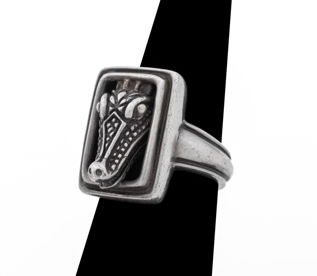 Barry Kieselstein-Cord Sterling Alligator Ring (1 of 5)