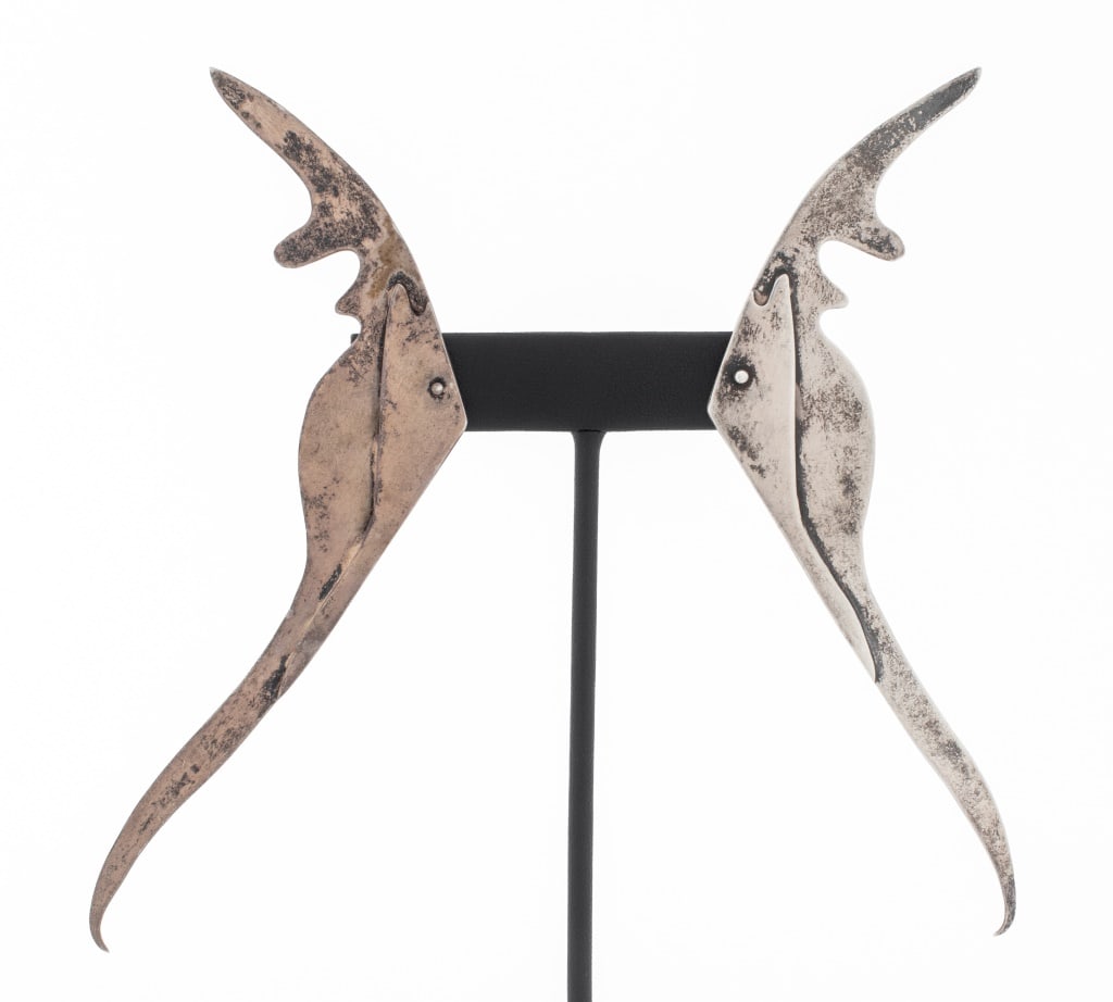 Donna Dale Art Jewelry Sterling Silver Earrings (1 of 7)