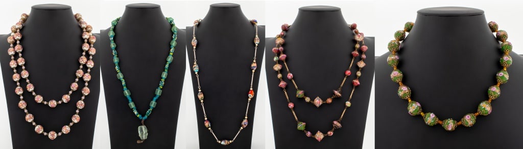 Venetian Glasswork Millefiori Bead Necklaces, 5 (1 of 15)