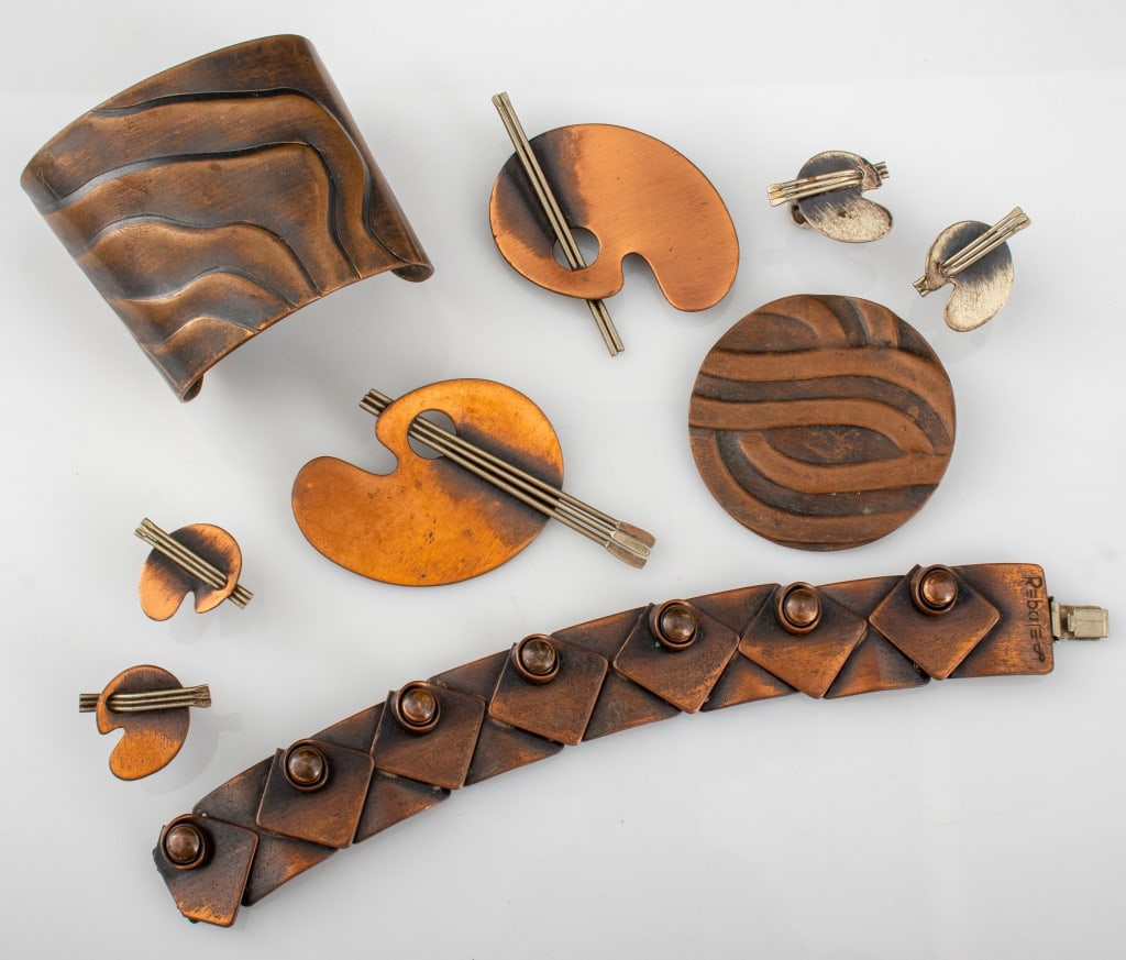 Francisco Rebajes Mixed Metal Art Jewelry, 7 Pcs. (1 of 11)