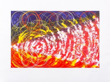 Dorothea Rockburne "Shadowed Perimeter" Etching