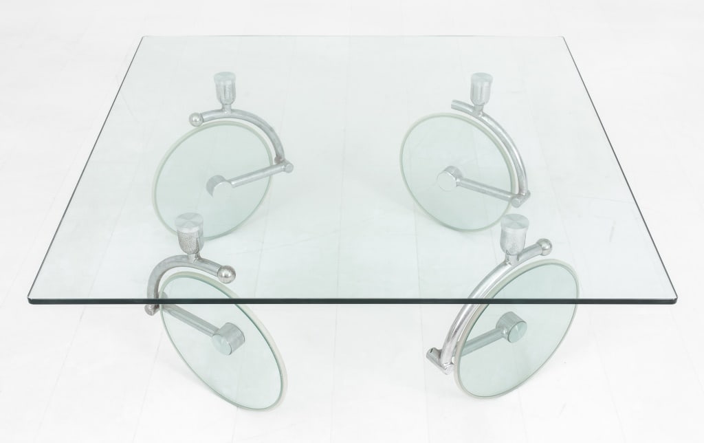 Gae Aulenti Fontana Arte Bicycle Tour Coffee Table (1 of 10)