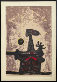 Rufino Tamayo "Hombre Luna Y Estrellas" Lithograph