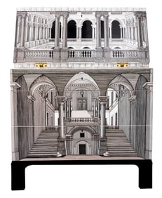 Piero Fornasetti & Gio Ponti Demi-Secretaire