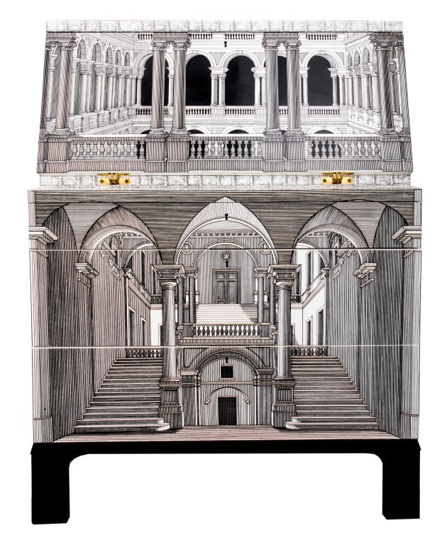 Piero Fornasetti & Gio Ponti Demi-Secretaire (1 of 12)