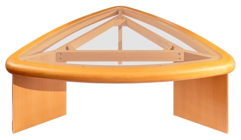 David Yum Architects Triangular Dining Table