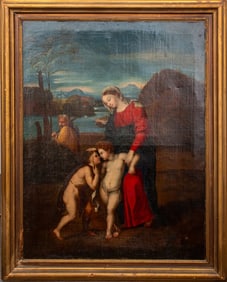 After Raffaello Santi Madonna del Passeggio Oil