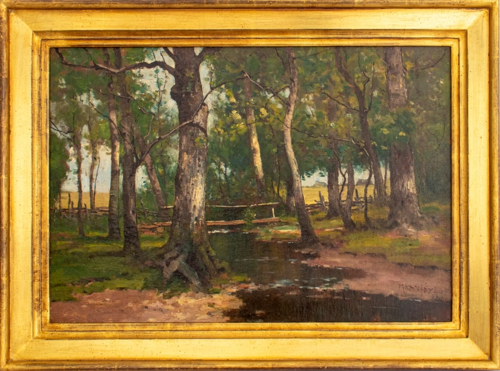 Max Weyl Forest Landscape Oil on Canvas, 1899 (1 of 9)