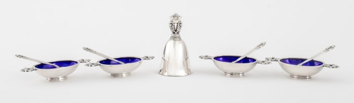 Georg Jensen "Acorn" Pattern Silver Table Articles