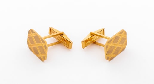 14K Yellow Gold Cufflinks