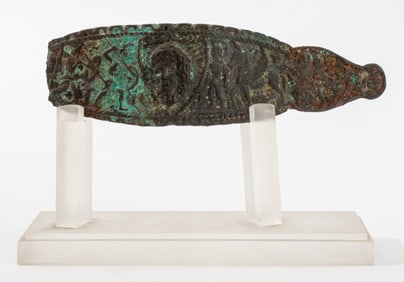 Paleo Christian Bronze Relief Artifact