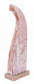 Larry Yazzie Figure Carved Stone Sculpture