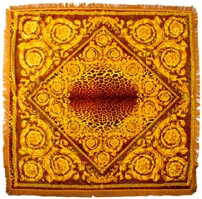Atelier Versace "Wild Baroque" Throw Blanket