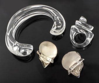 Patricia Von Musulin Lucite Jewelry Set, 4
