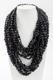 Patricia Von Musulin Onyx Torsade Necklace