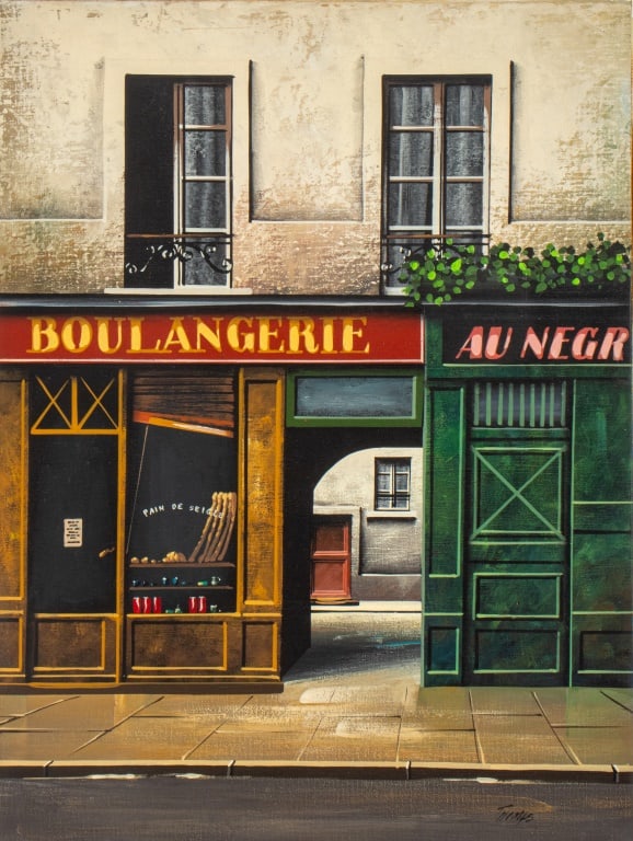 Thomas Pradzynski Boulangerie Acrylic on Canvas (1 of 10)