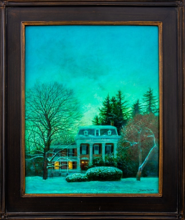 Wayne Daniels "The Century House" Oil on Panel (1 of 8)