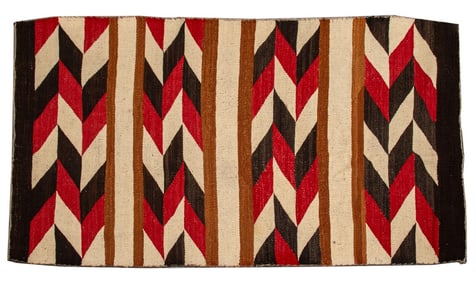 Navajo Ganado Area Rug, 5' L x 2' 9" W