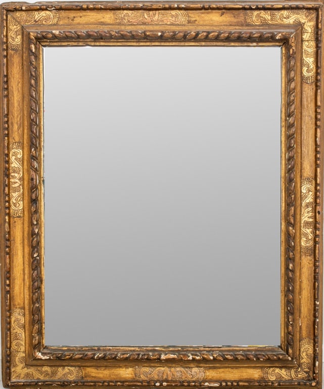 Spanish Baroque Giltwood Frame Mirror (1 of 8)