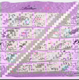 Moschino "ABC" Silk Scarf