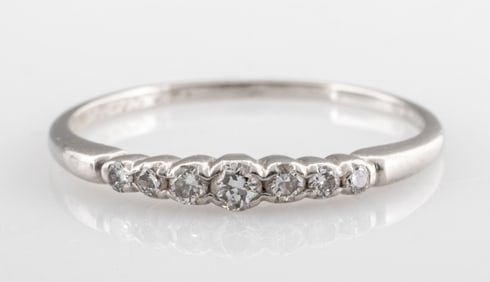 Platinum Diamond Wedding Band