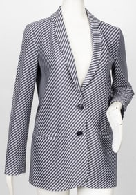 Giorgio Armani Grey Patterned Blazer