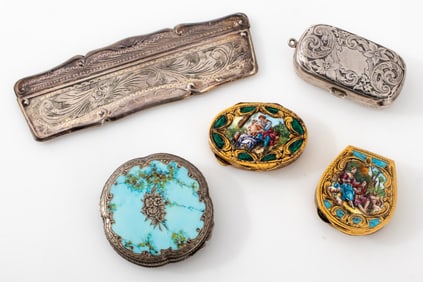 Collection of Edwardian Silver Trinkets, 5 Pieces