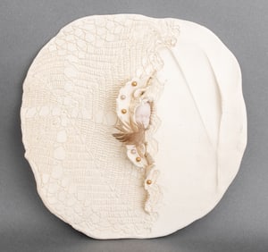 American Studio Art Pottery Plaque