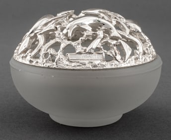 Christofle Dolphin Motif Pomander Dish