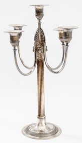 Orivit Jugendstil Silver Plate Candelabra