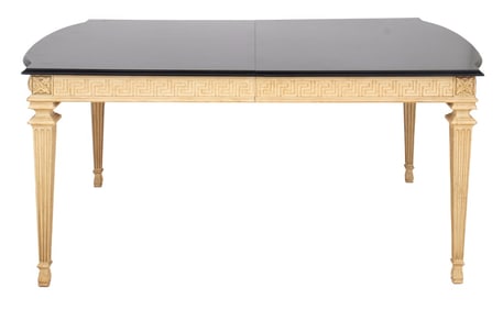 Maison Jansen Style Painted Extending Dining Table