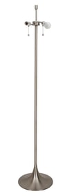 Modern Contemporary Two-Light Steel Floor Lamp