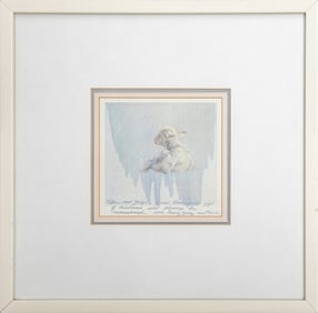 Nancy Noel "Lamb" Offset Chromolithograph
