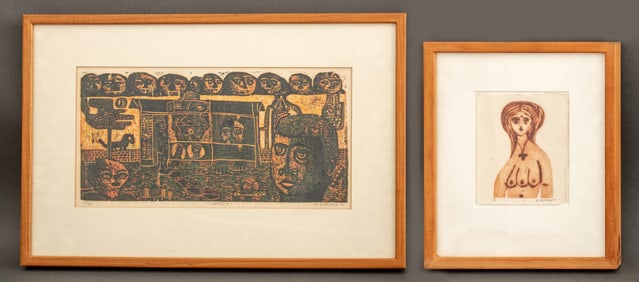 Washington Ledesma Lithograph and Etching, 2