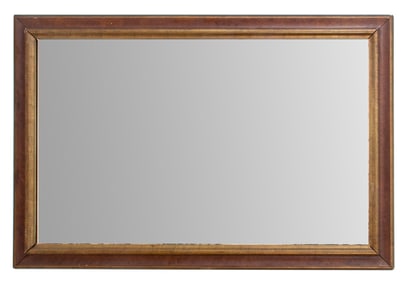 Neoclassical Large Parcel Gilt Wood Mirror