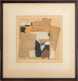 Gigi Ford Abstract Composition Collage on Paper