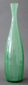 Postmodern Aquamarine Resin Vase, 1980s