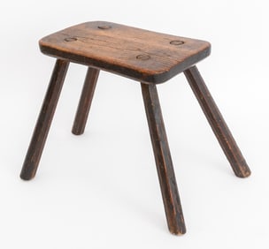 Victorian Wood Milking Stool
