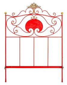 Tuscan Wrought Iron Bed Headboard