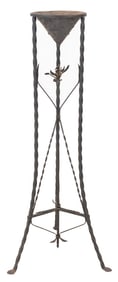 Spanish Style Wrought Iron Plant Stand