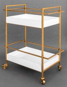 Sterling Industries Two-Tiered Bar Cart