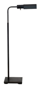 Revival "Tent" Adjustable Black Finish Floor Lamp