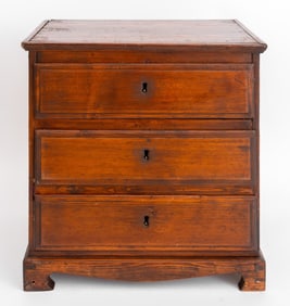 English Mahogany Small Nightstand