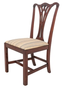 George III Style Mahogany Side Chair
