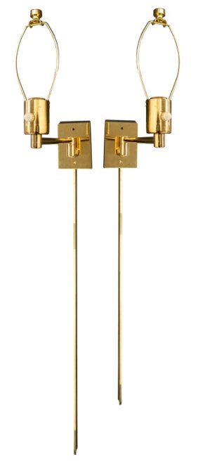 George Hansen for Hinson Brass Swing Arm Lamps, 2