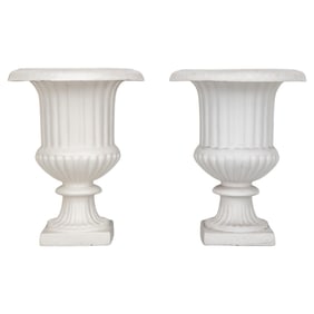 Neoclassical Style Urn Form Planters, Pair