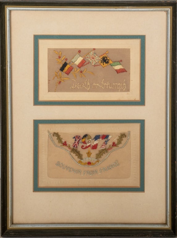 WWI Era Silk Embroidered Postcards, 2 (1 of 6)