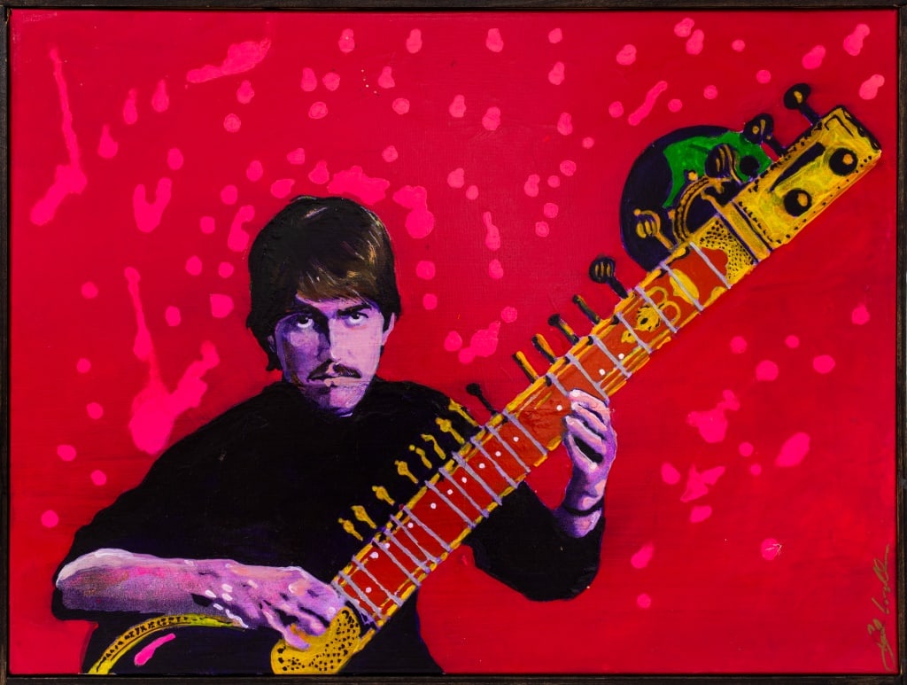 Jack Laughner "George Harrison" Acrylic, 2014 (1 of 9)