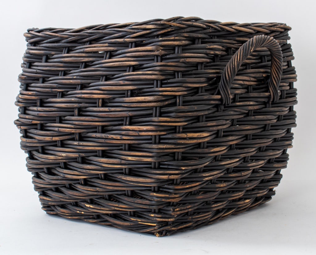 Woven Rattan Two Handled Basket (1 of 8)